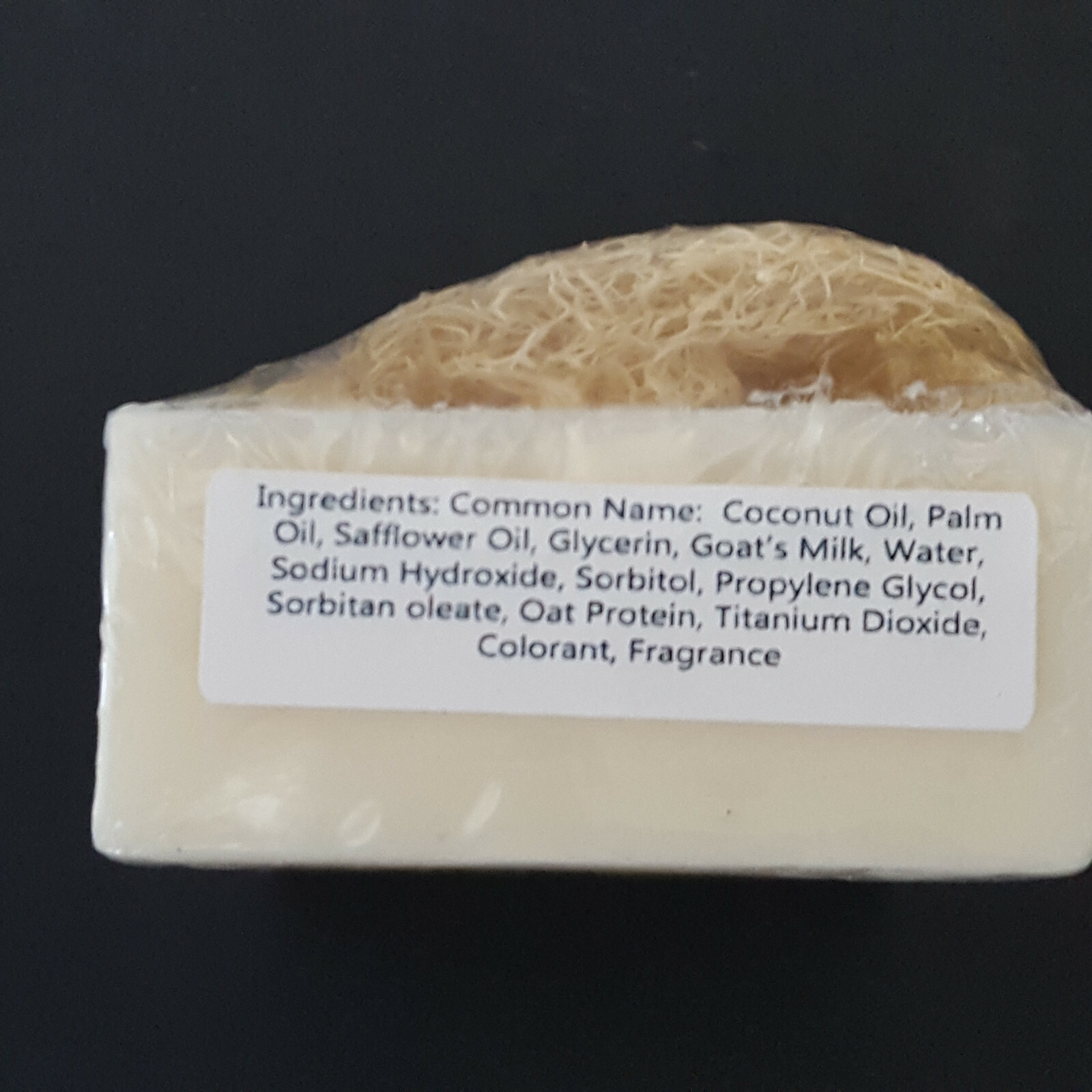 2 Bars Handmade Luffa Embedded Soap Lovespell Loofah Loofa Lufa Goats Milk Soft