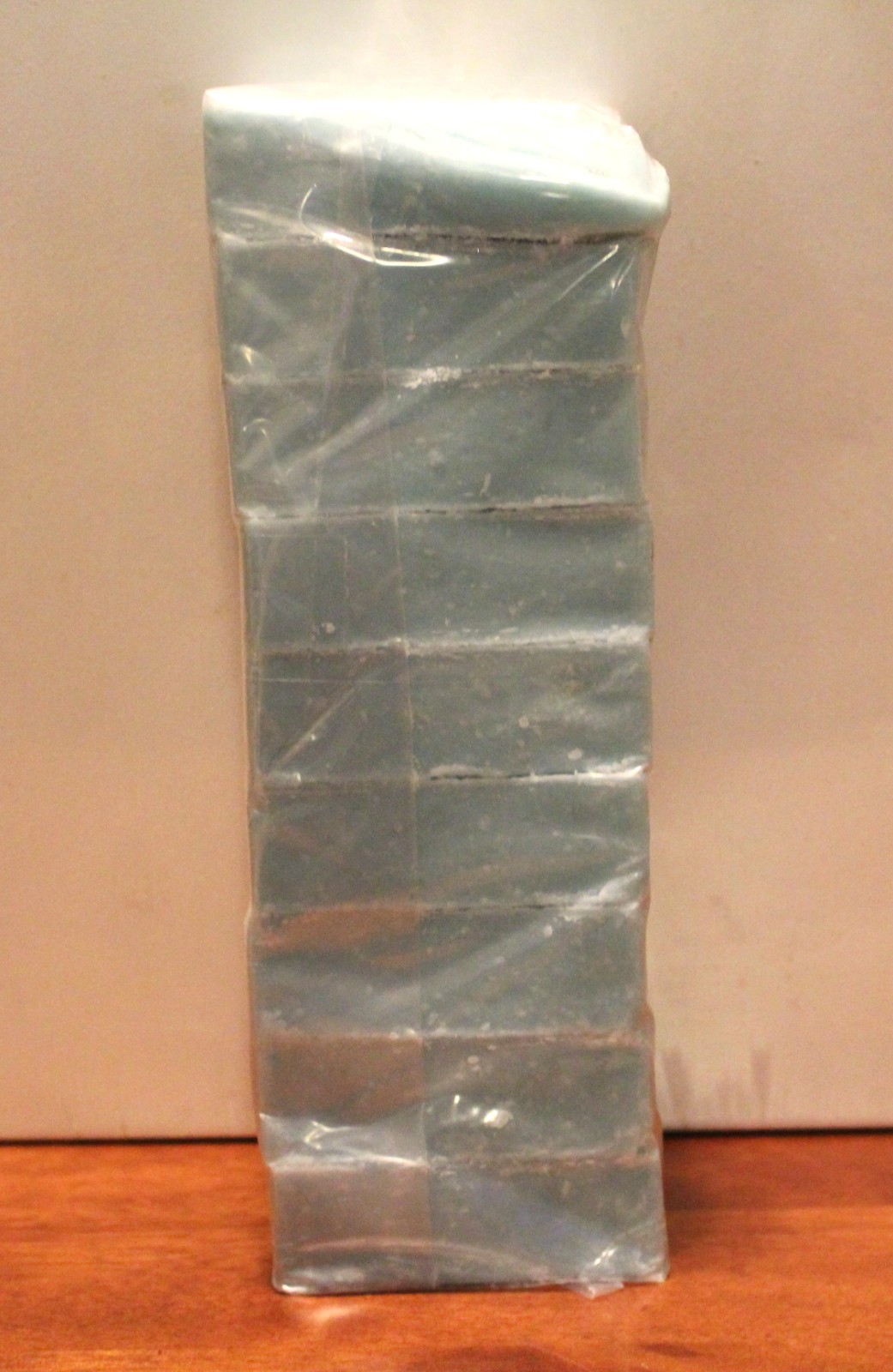 Cool Spring Blue Handmade soap loaf 9 Precut bars