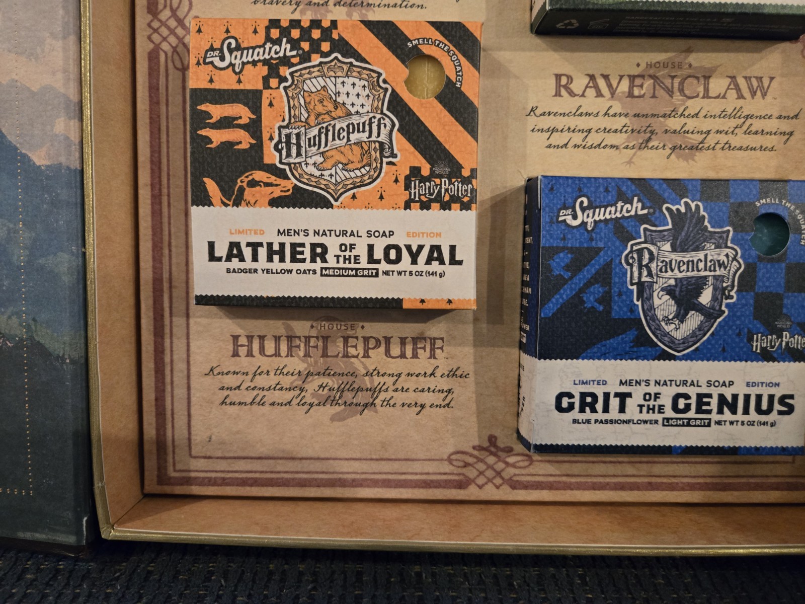 Dr. Squatch Harry Potter Wizarding World Limited Edition 4 piece Soap Set
