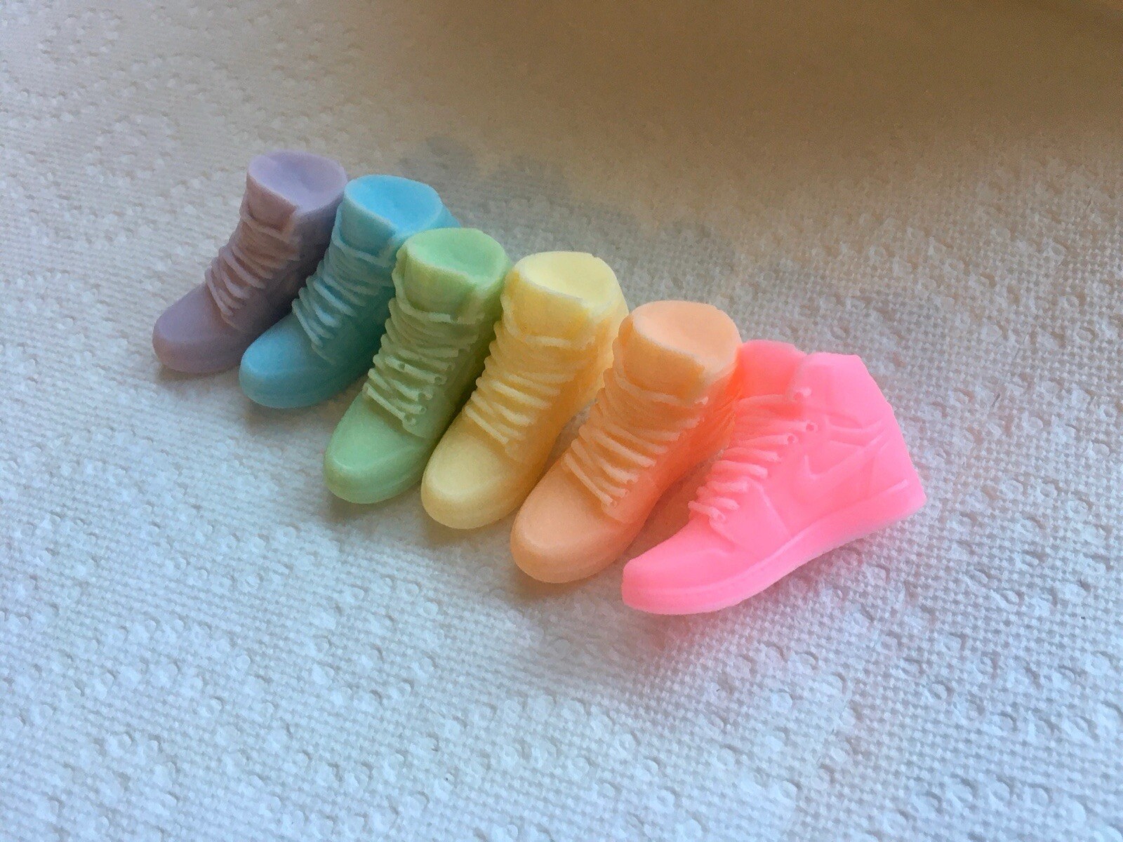 Rainbow Pastel Nike Shoe Soaps