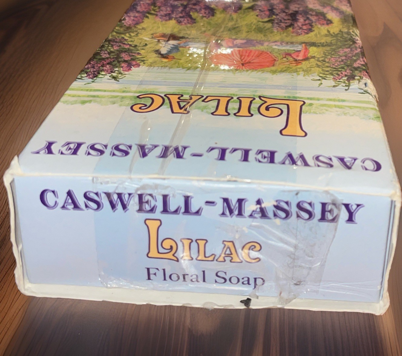 Caswell – Massey Lilac Set Of 3 Floral Soap Cakes 3.25oz Each New Box