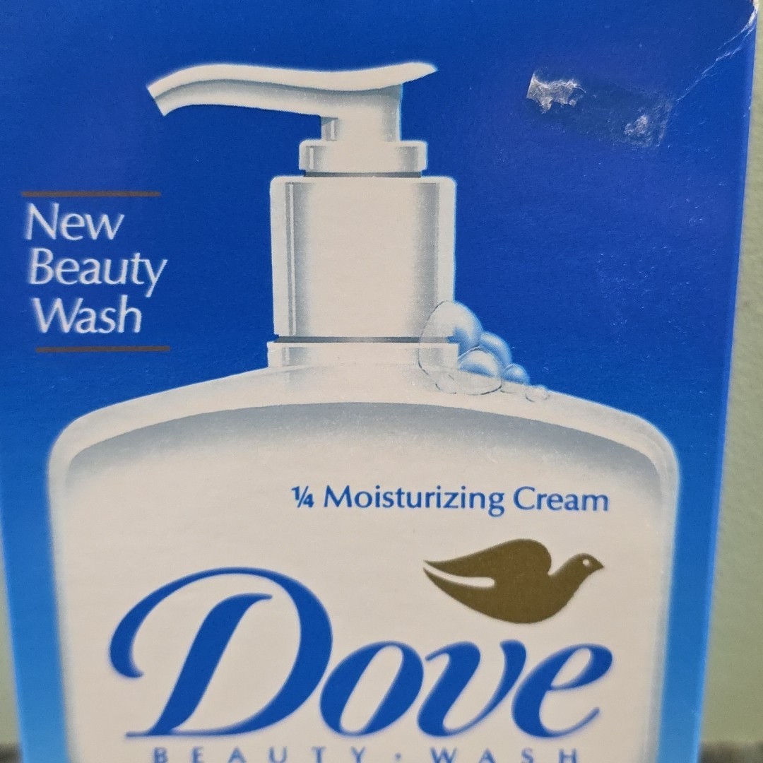 Vtg Dove Beauty Wash Liquid Soap – 8 fl oz -1/4 Moisturizing Cream New Old Stock