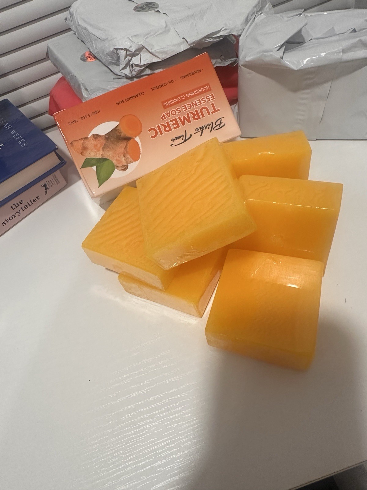 Kojic Acid Soap 6 Bars Dark Spot Remover Turmeric Brightening Face Body Skin