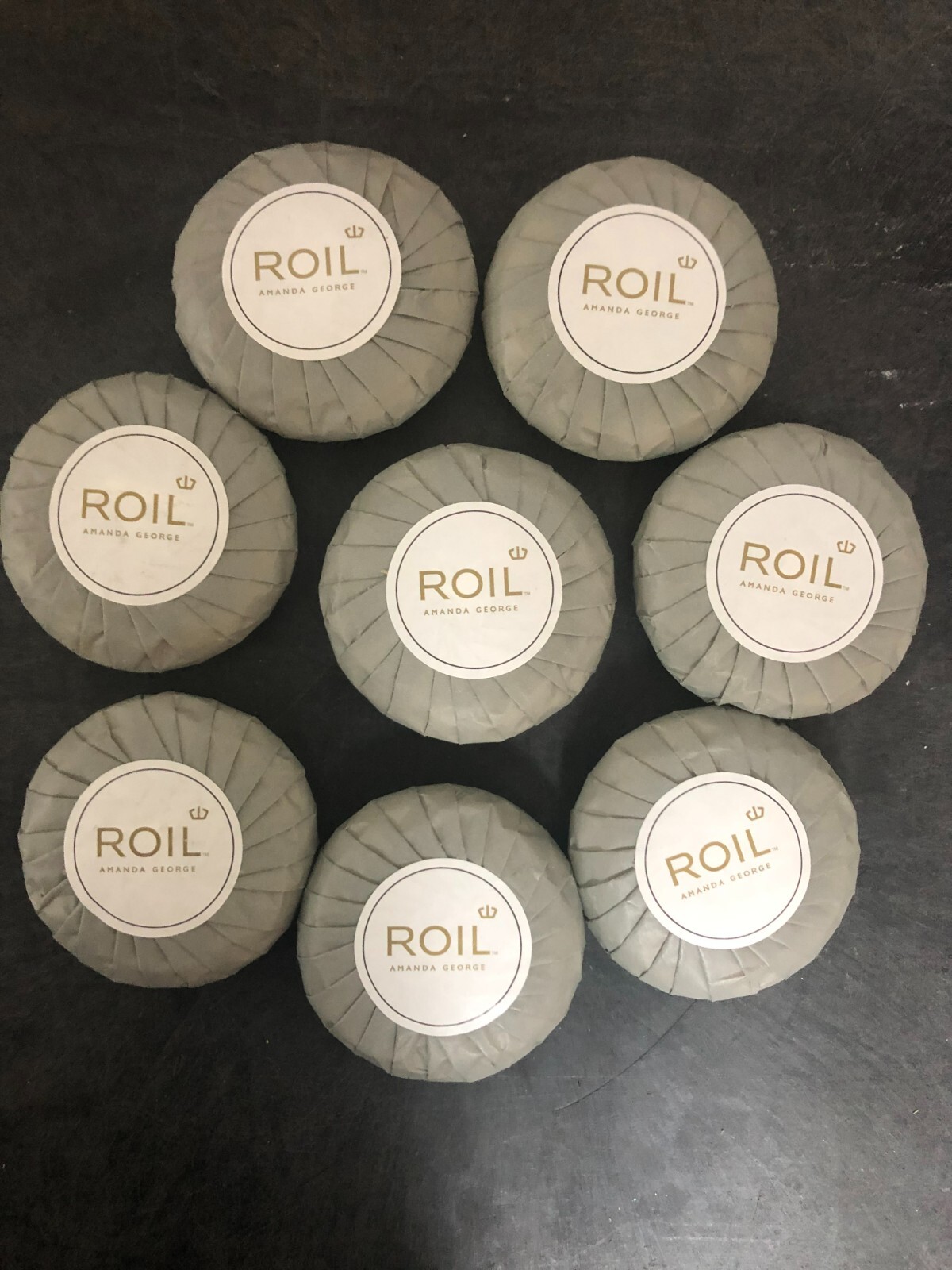 Amanda George Roil Bath Soap 1.4 oz ea Travel Size (Lot of 8)