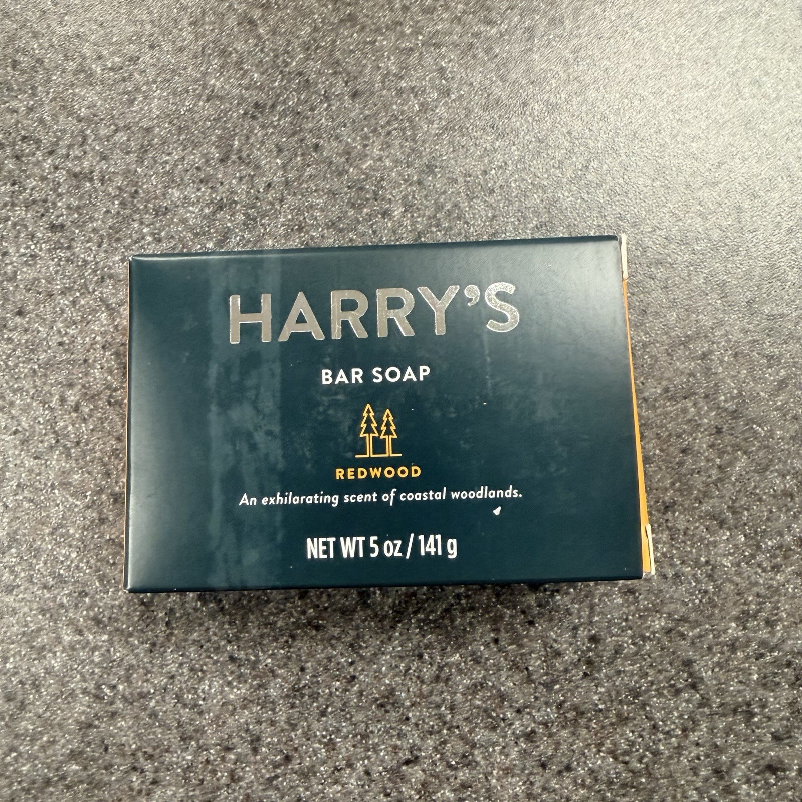 NEW Harry’s REDWOOD Bar Soap 4oz, Natural, Sulfate-Free, Rich Cleansing Lather