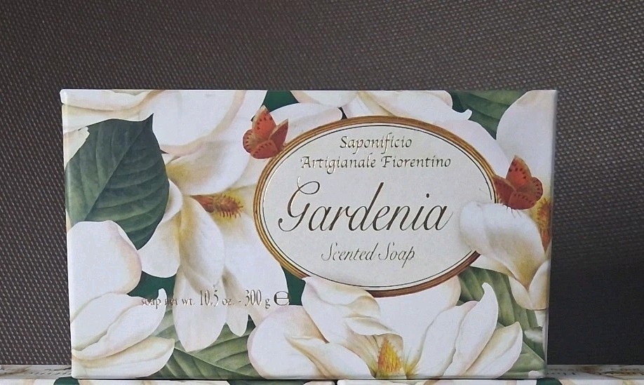 Saponificio Fiorentino Gardenia Bar Soap Handmade In Italy 3 x 10.5 oz Sealed