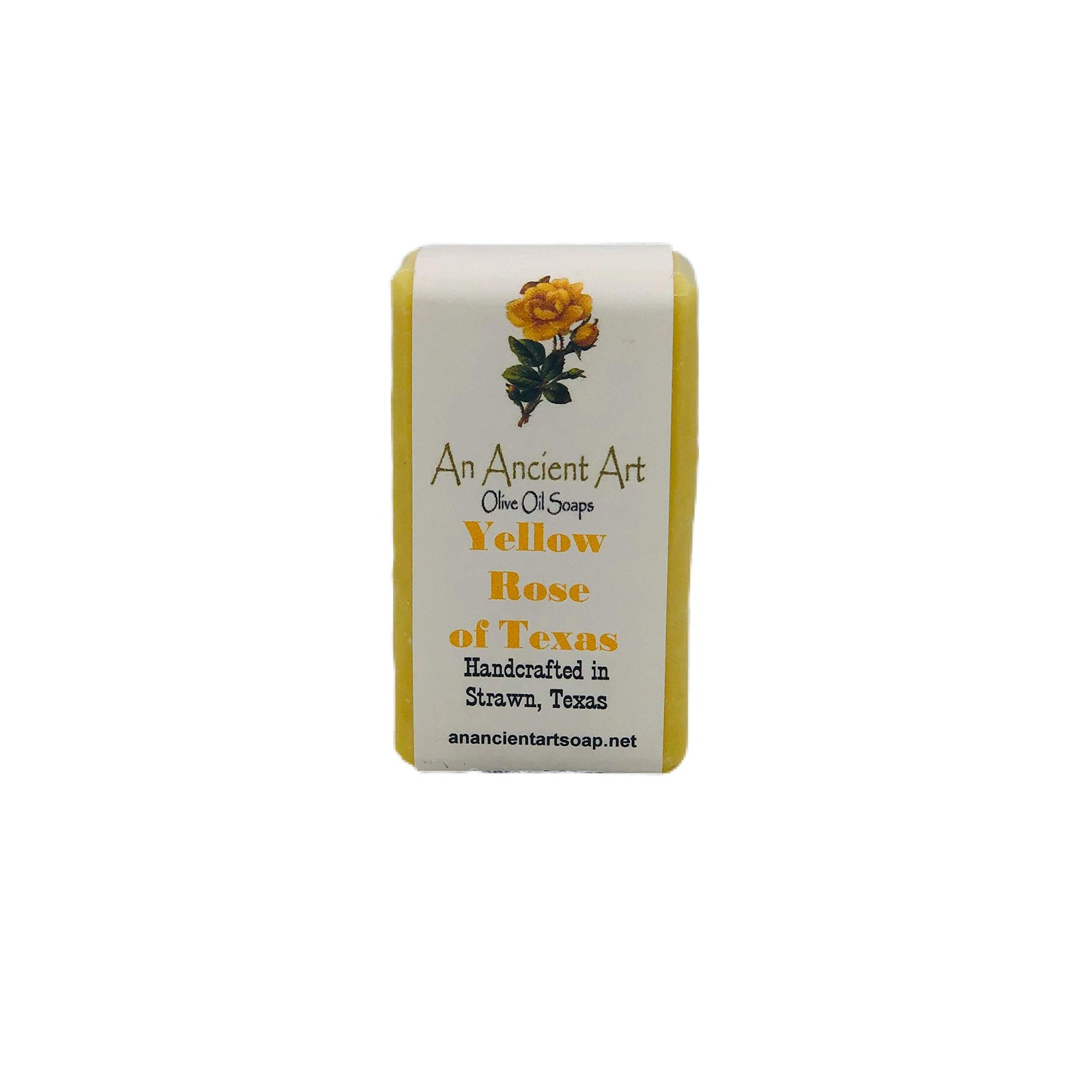 Ancient Art Soap 3.25oz Handcrafted Olive Oil 1 Count (Pack of 1), Yellow