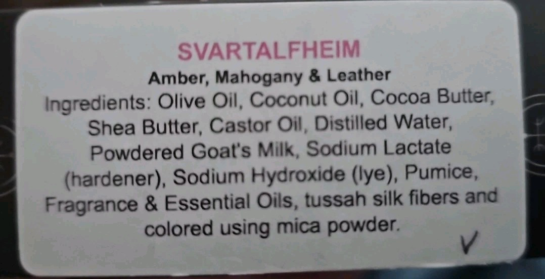 Valhalla Beard & Body Soap Svartalfheim New Custom