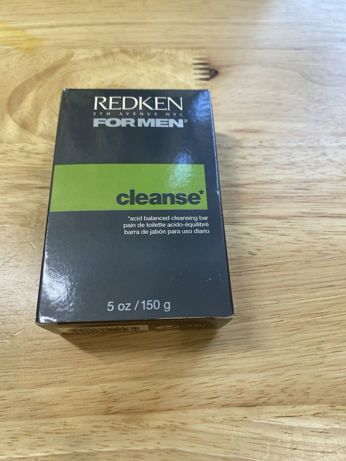 Redken 5th Avenue Nyc for Men Cleanse Acid Balanced Cleansing Bar 5 oz 150g