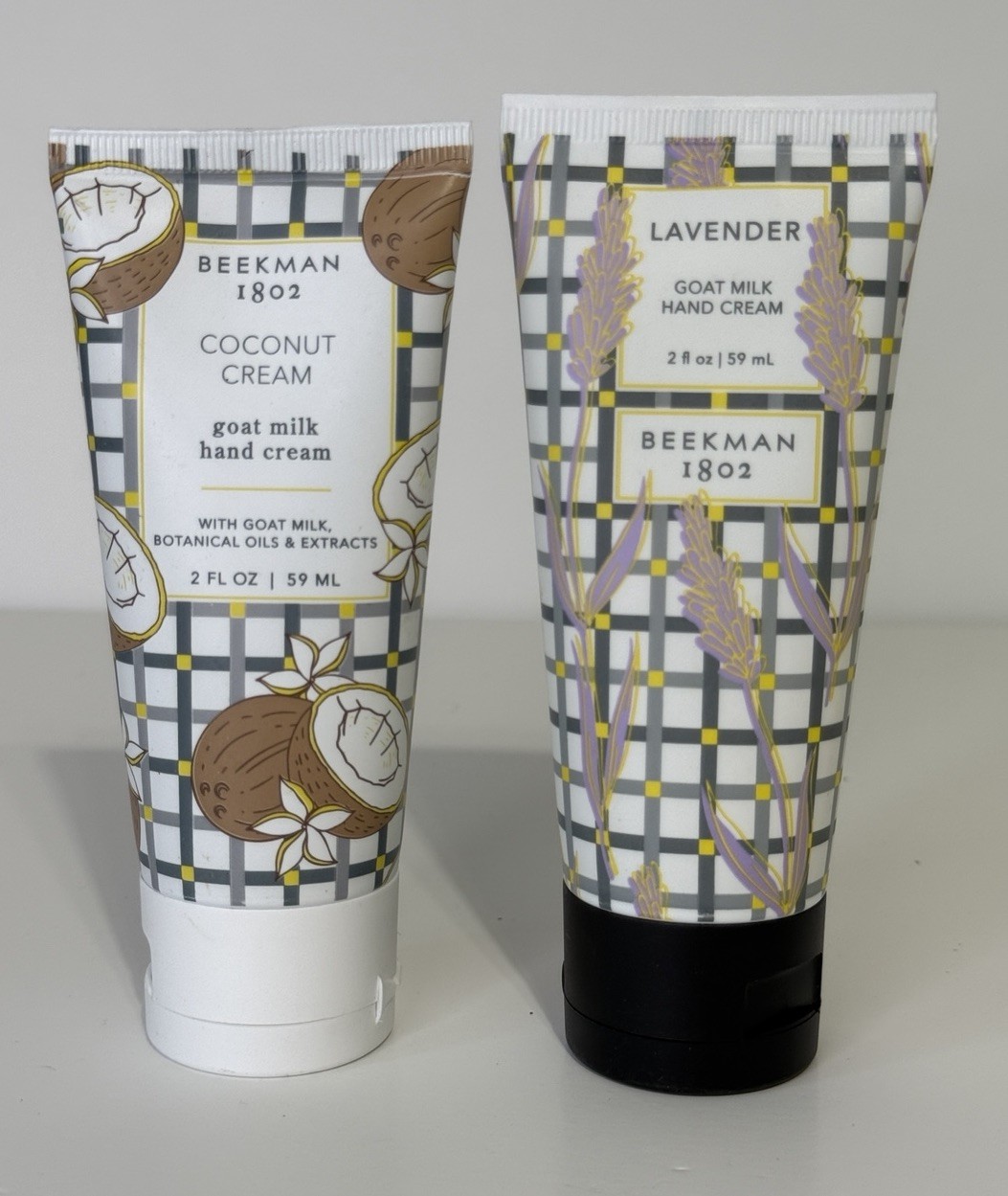 Beekman 1802 – Lavender & Coconut Cream Goat Milk Hand Cream Set 2 oz Each