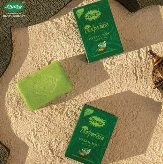 5 box ORIGINAL PYARY NALPAMARA SOAP Brightens and Smoothes Facial and Body Skin