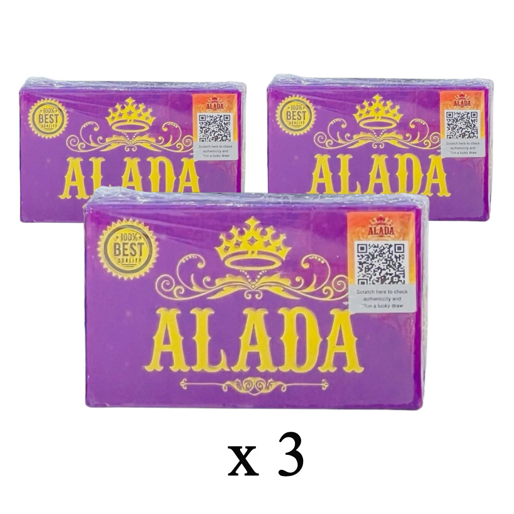Alada High End Soap Face & Body Bath Products Skin Care 160g .x 3