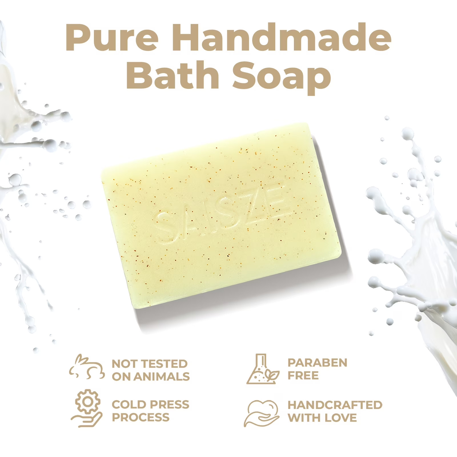 Gentle Goat Milk Soap Bar – Nourishing Handmade Soap for All Skin Types, 2 Pack