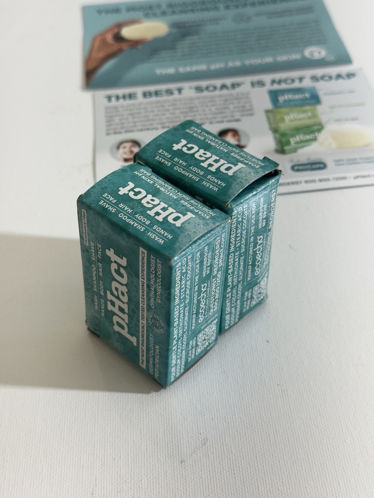 pHact Soap Free Moisturizing Cleansing Bar Lot Of 2