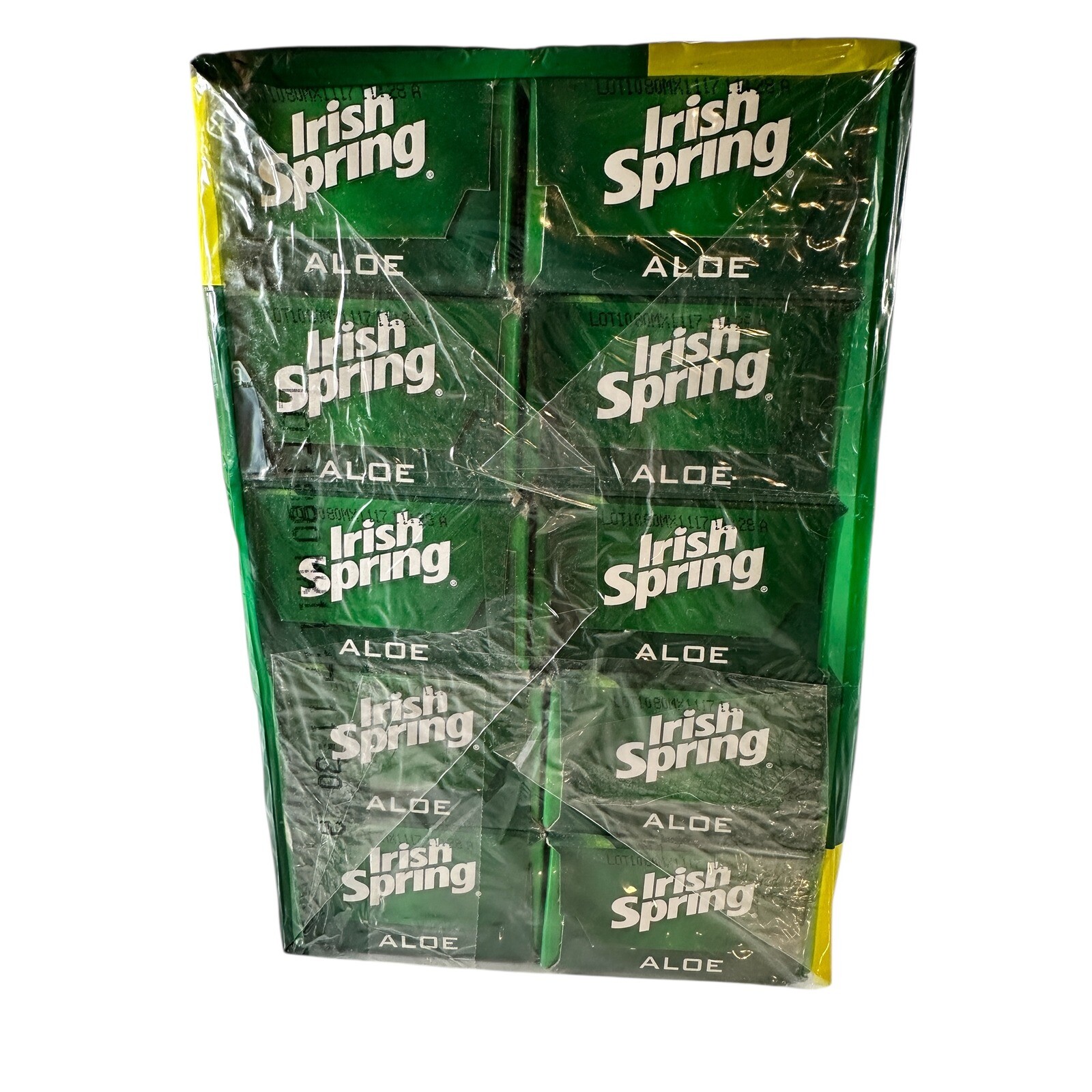 Irish Spring Aloe Soap 20 Pack Deodorant Bars No Linseed Old Formula 74 oz