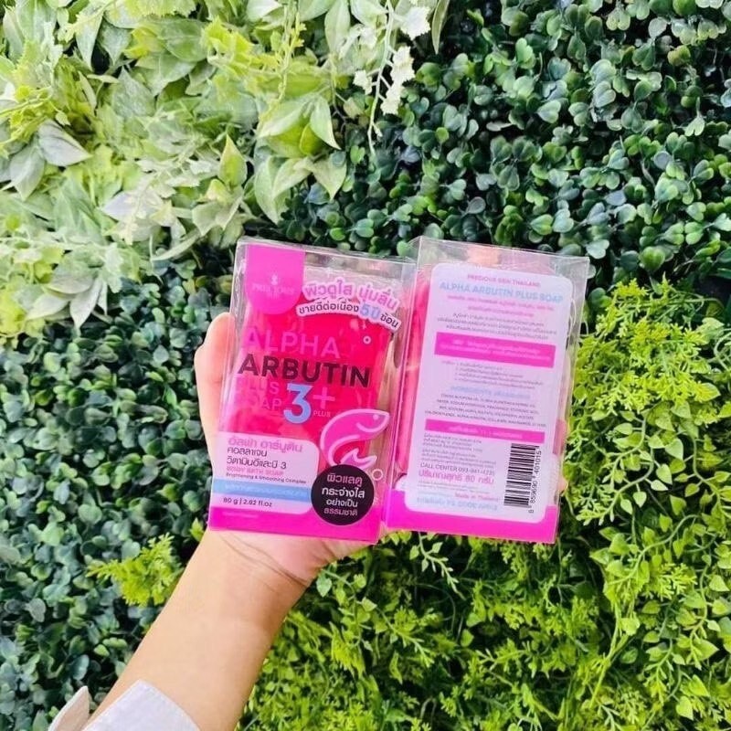 Alpha Arbutin 3 Plus Collagen Soap Precious Skin Body Whitening 2 x 80g