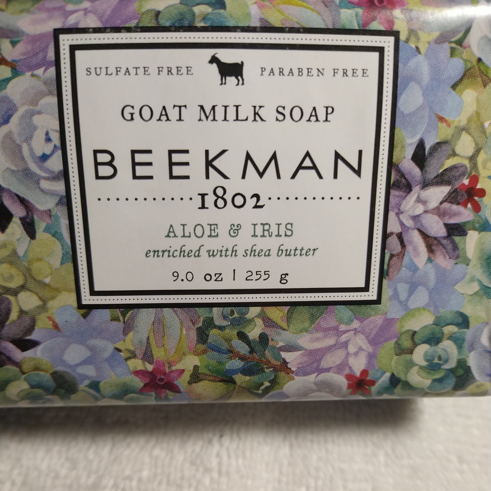 Beekman 1802 Goat Milk Soap Bar – Aloe & Iris – 9 oz / 255 g
