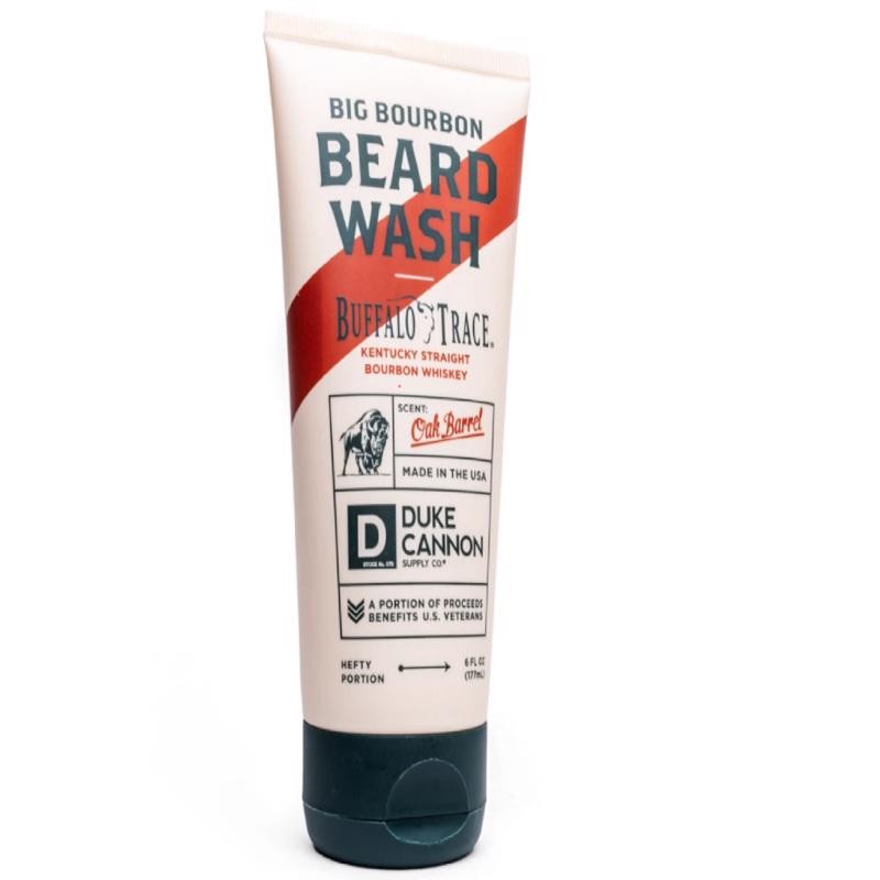 Duke Cannon Bourbon Oak Barrels + Aged Spirits Scent Beard Wash 6 oz
