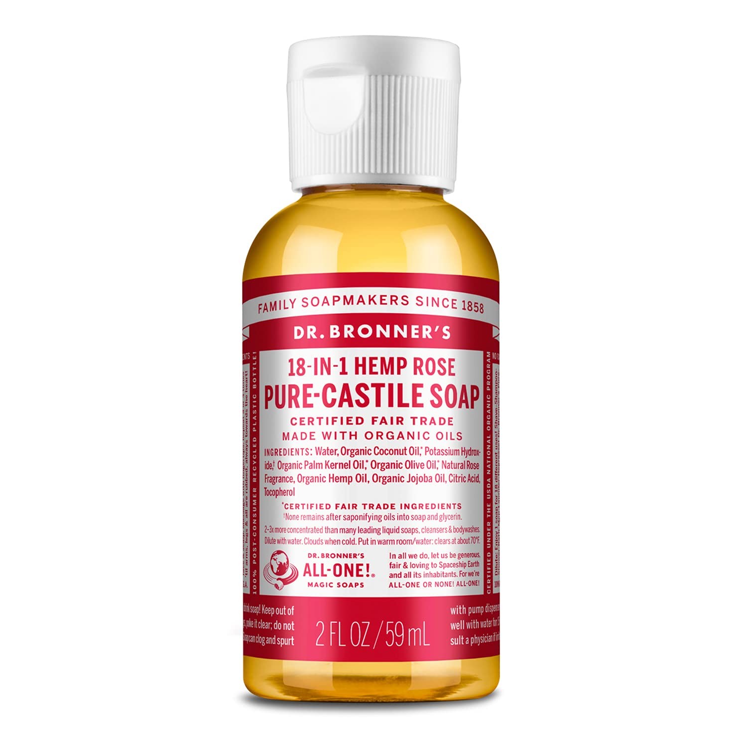 Pure-Castile Magic Liquid Soap (Lavender, 8 Ounce) – Made with Regenerative Orga