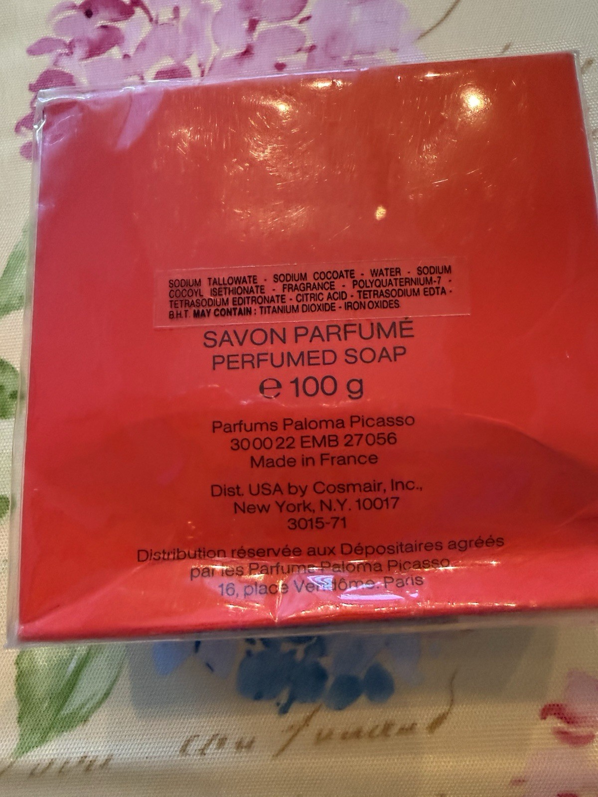Paloma Picasso Savon Parfume Perfumed Soap 3.5 oz in sealed box