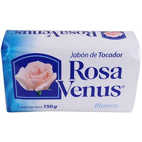 Jabon Rosa Venus Blanco(White) Classic 150 g / 5.29 oz Soap Bar