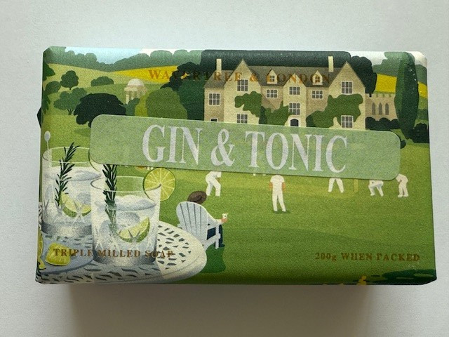 Wavertree & London Gin & Tonic Soap Bar 200 gr 2-Pack New Free Ship