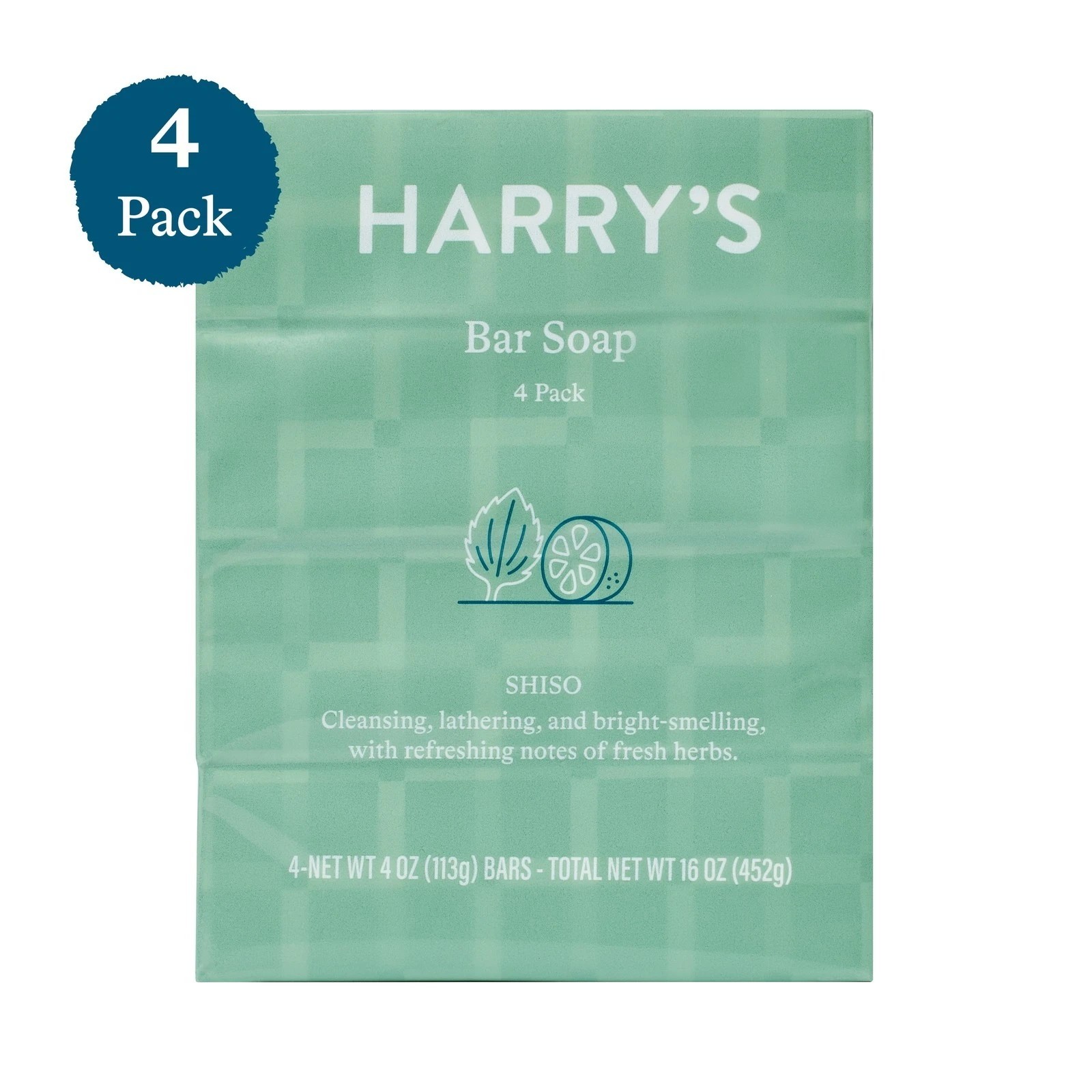 Harry’s Mens Care Choose Body Wash Bar Soap Deodorant + Free Travel Bag Buy $45+