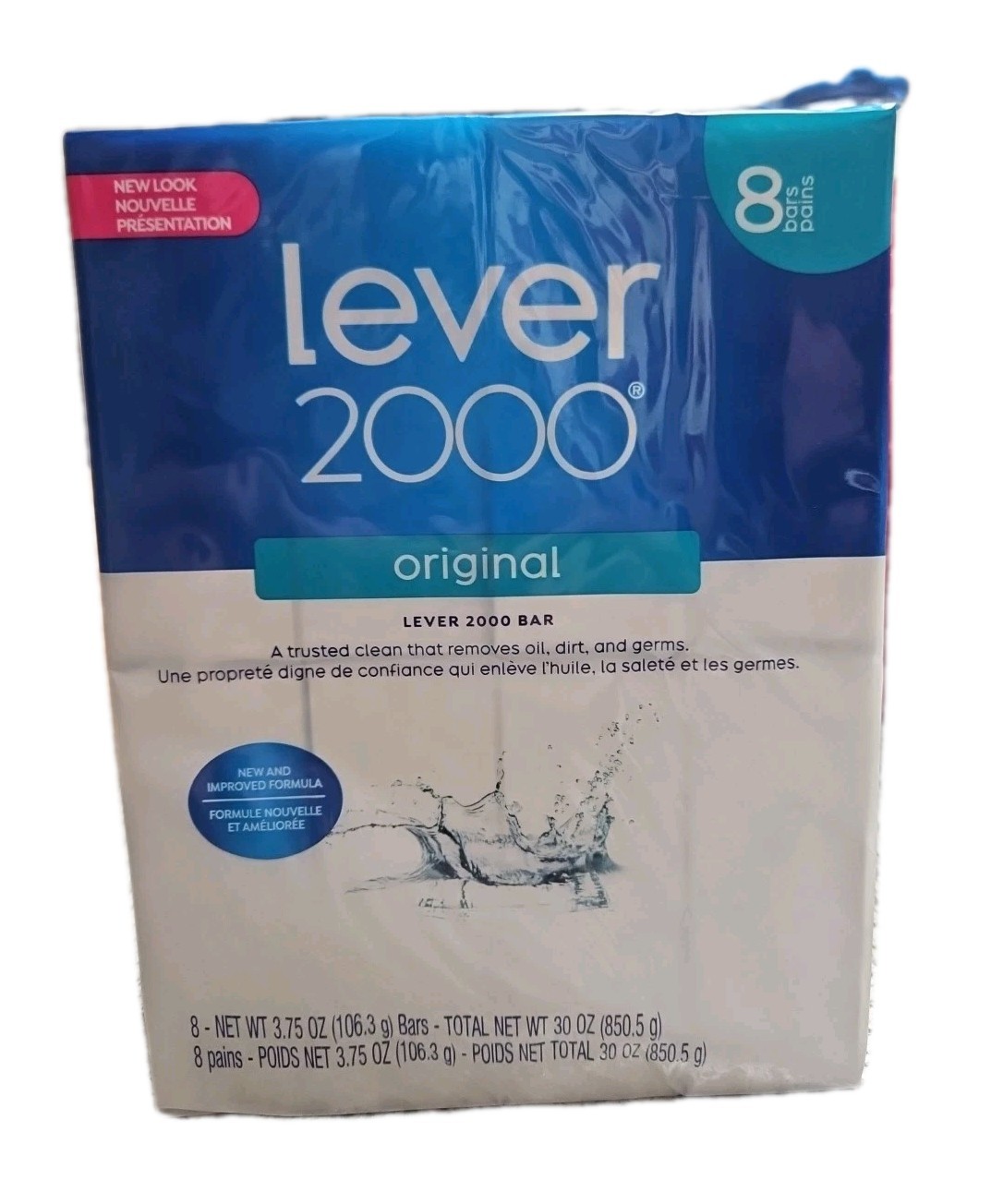 Lever 2000 Original Bar Soap Pack Of 8- 3.75 oz Bars New