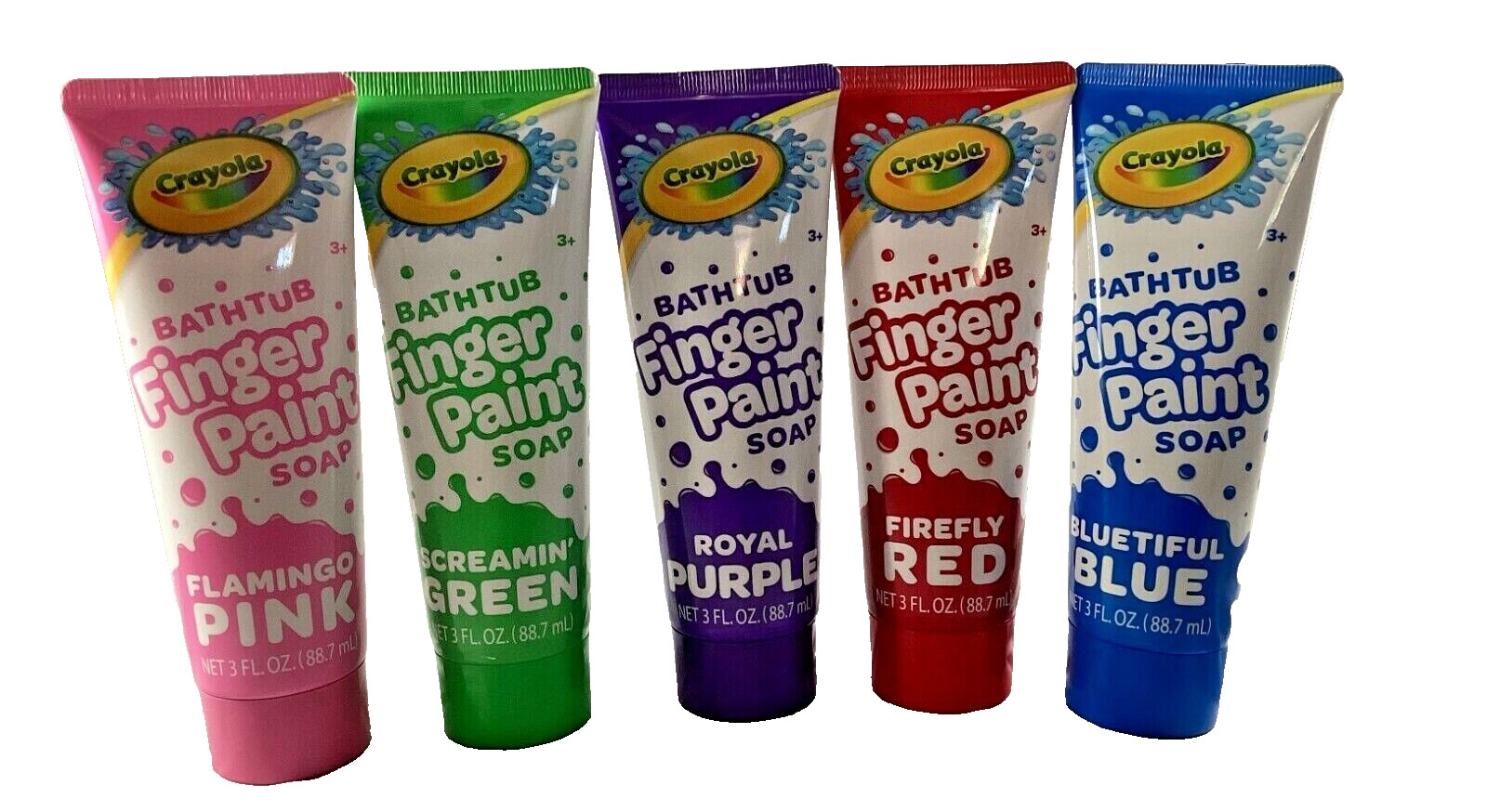 Crayola Bathtub Finger Paint Soap – 5pk – Green, Blue, Red, Purple & Pink