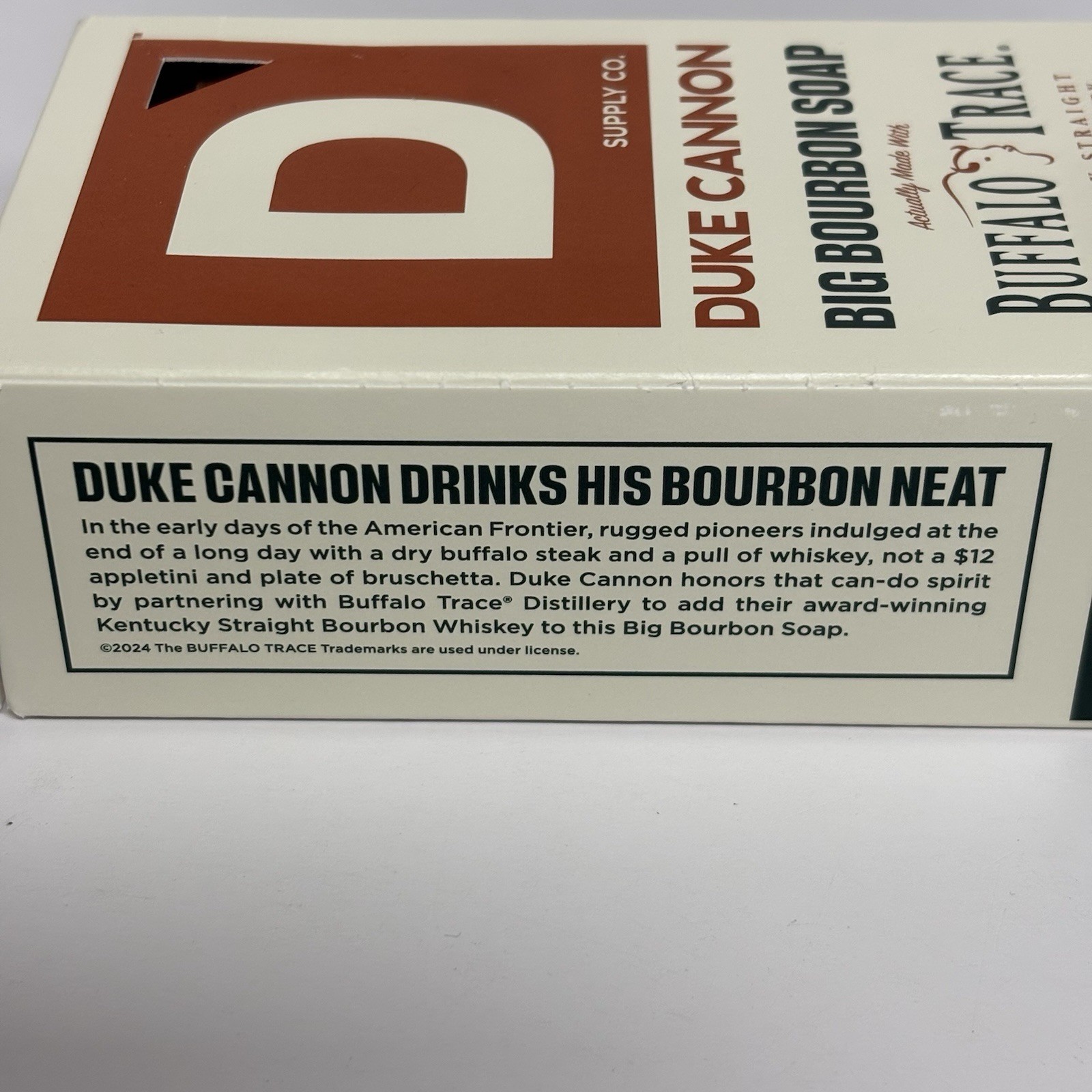Duke Cannon Big Bourbon Soap Buffalo Trace 10 oz Bar Soap New Sealed