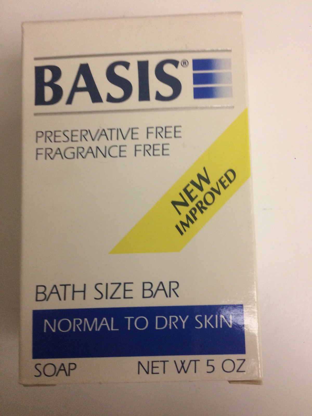 1 (ONE) Basis Bar 5 oz. Normal To Dry Skin Fragrance & Preservative Free RARE