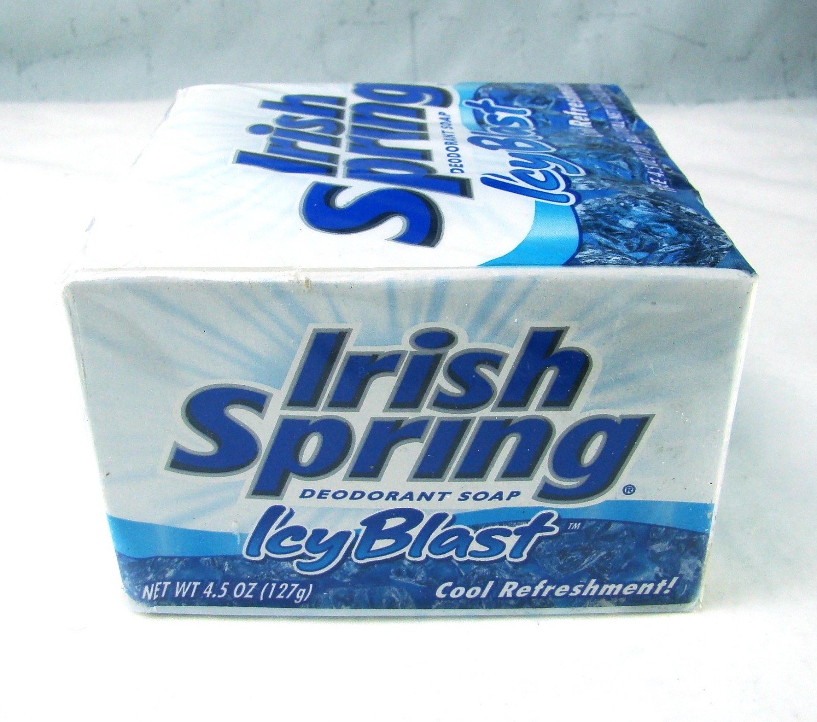 Colgate Palmolive IRISH SPRING ICY BLAST 3 Pack Soap Bars 4 1/2 oz @ NIB Vintage