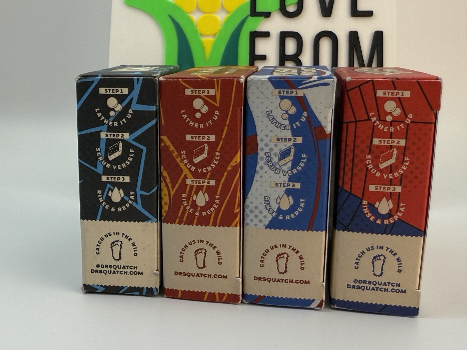 New! Dr. Squatch Spider Man Marvel Avengers Collection Limited SOAP (4-pack)