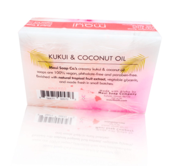 Maui Soap Co – Maui Kiss Bar Soap w/ Kukui & Coconut Oil (2 bar)