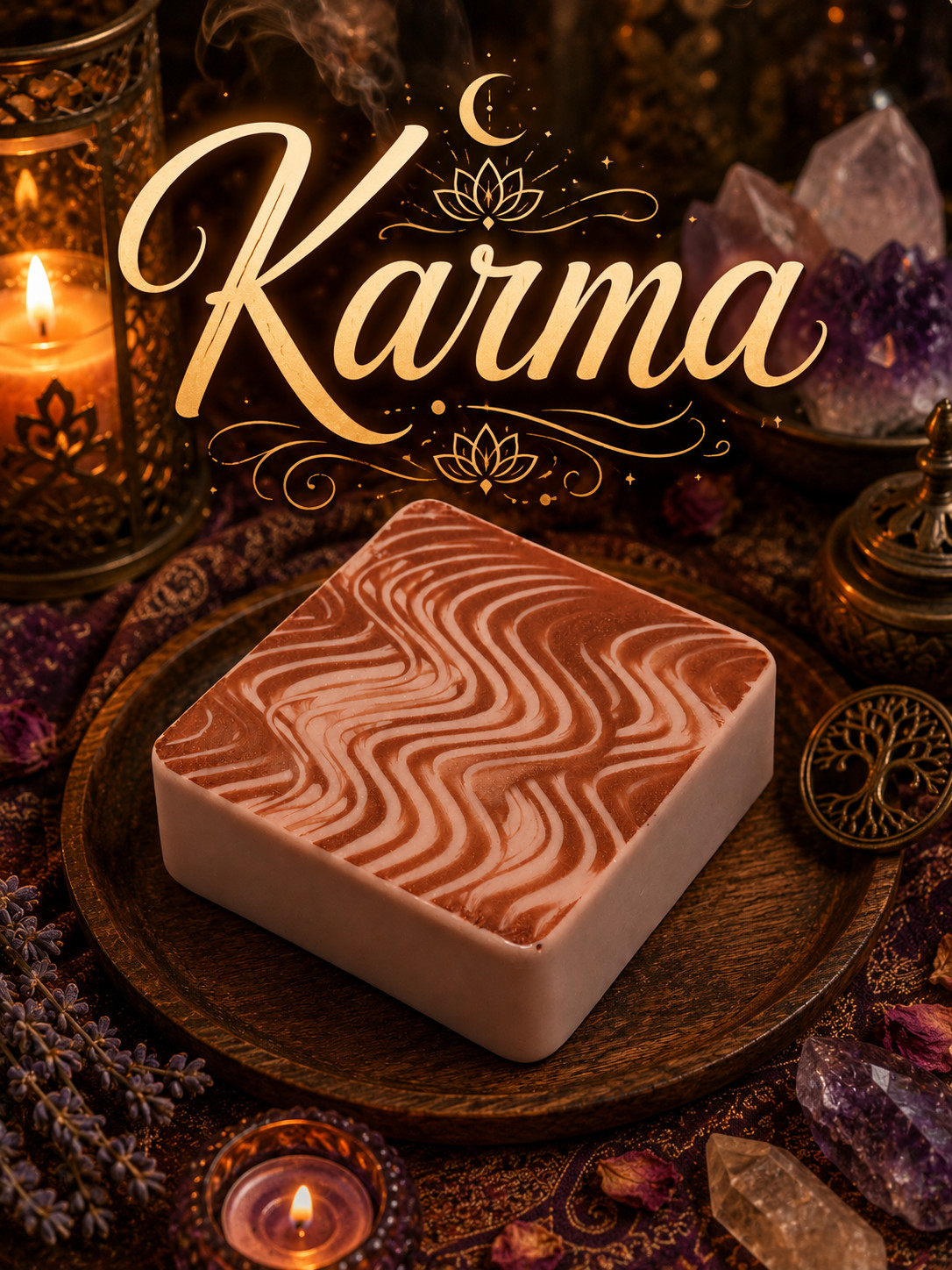 Handcrafted Goat Milk Soap ~ BIG 5 oz Bar ~ Karma