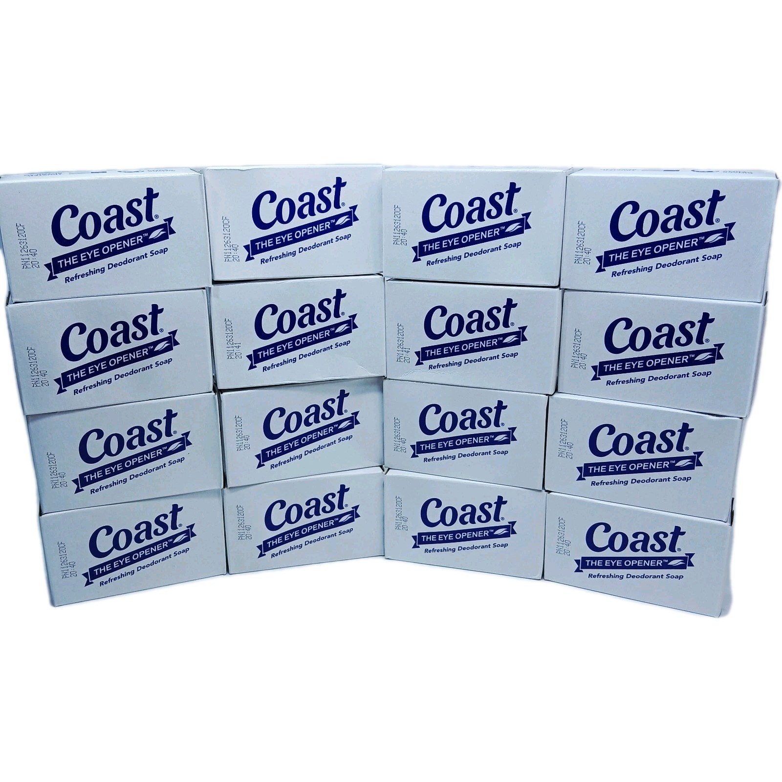4.12oz Bar Soap Coast Soap Original Eye Opener ( 16 BARS ) Refreshing Deodorant