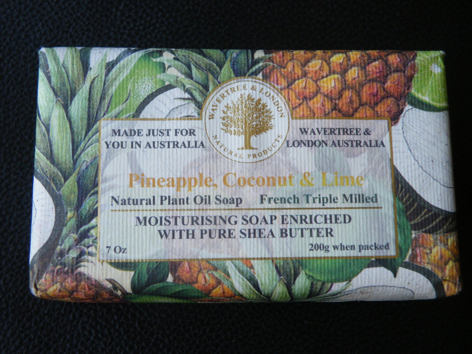 COCONUT PINEAPPLE LIME 7 oz SOAP French Triple Milled WAVETREE & LONDON Sealed