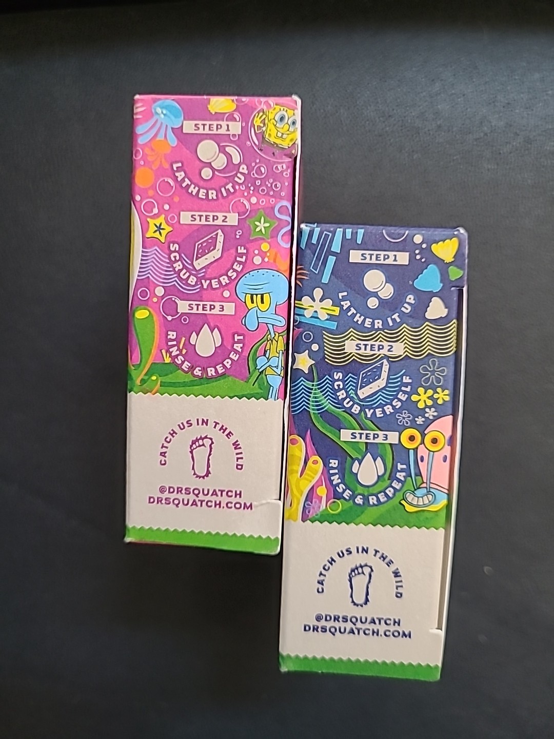 Dr. Squatch Mens Limited Edition SPONGEBOB SQUAREPANTS PATRICK Natural Soap Bars