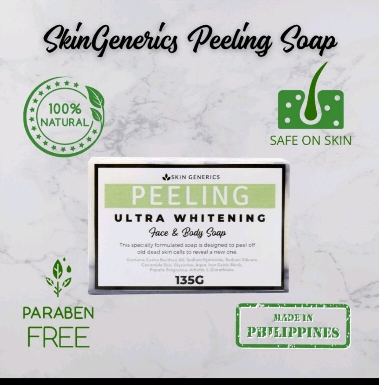 Skin Generics PEELING Ultra Whitening Face & Body Soap 135g