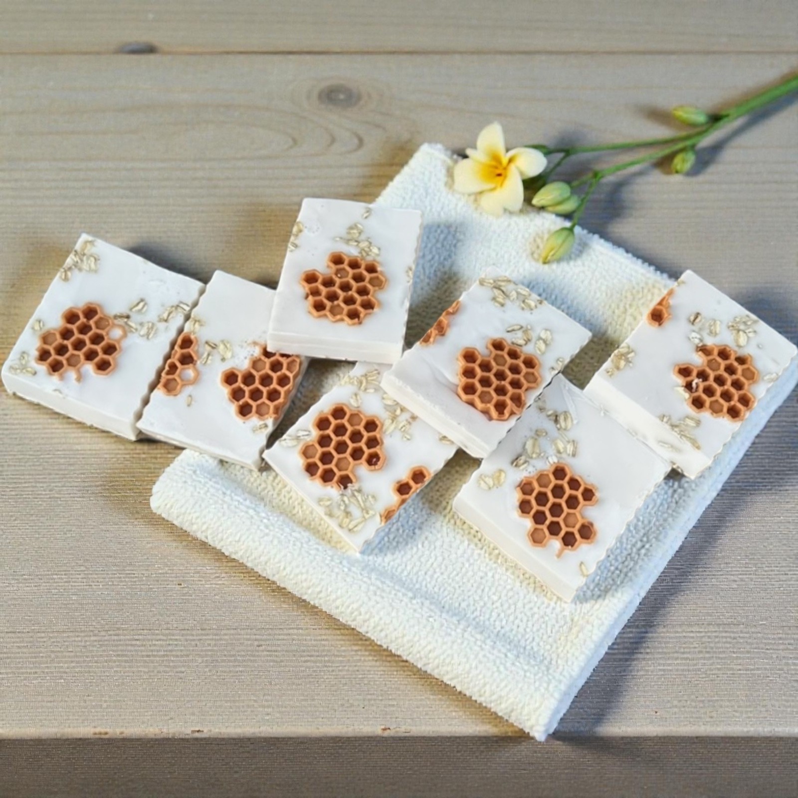25 Pack Oatmeal Honey Goat Milk Soap – Wholesale Handmade Soap Bars