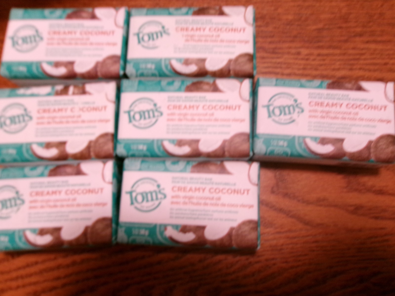 6-Pack Tom’s of Maine Natural Beauty Bar Soap Creamy Coconut Virgin Oil 5oz