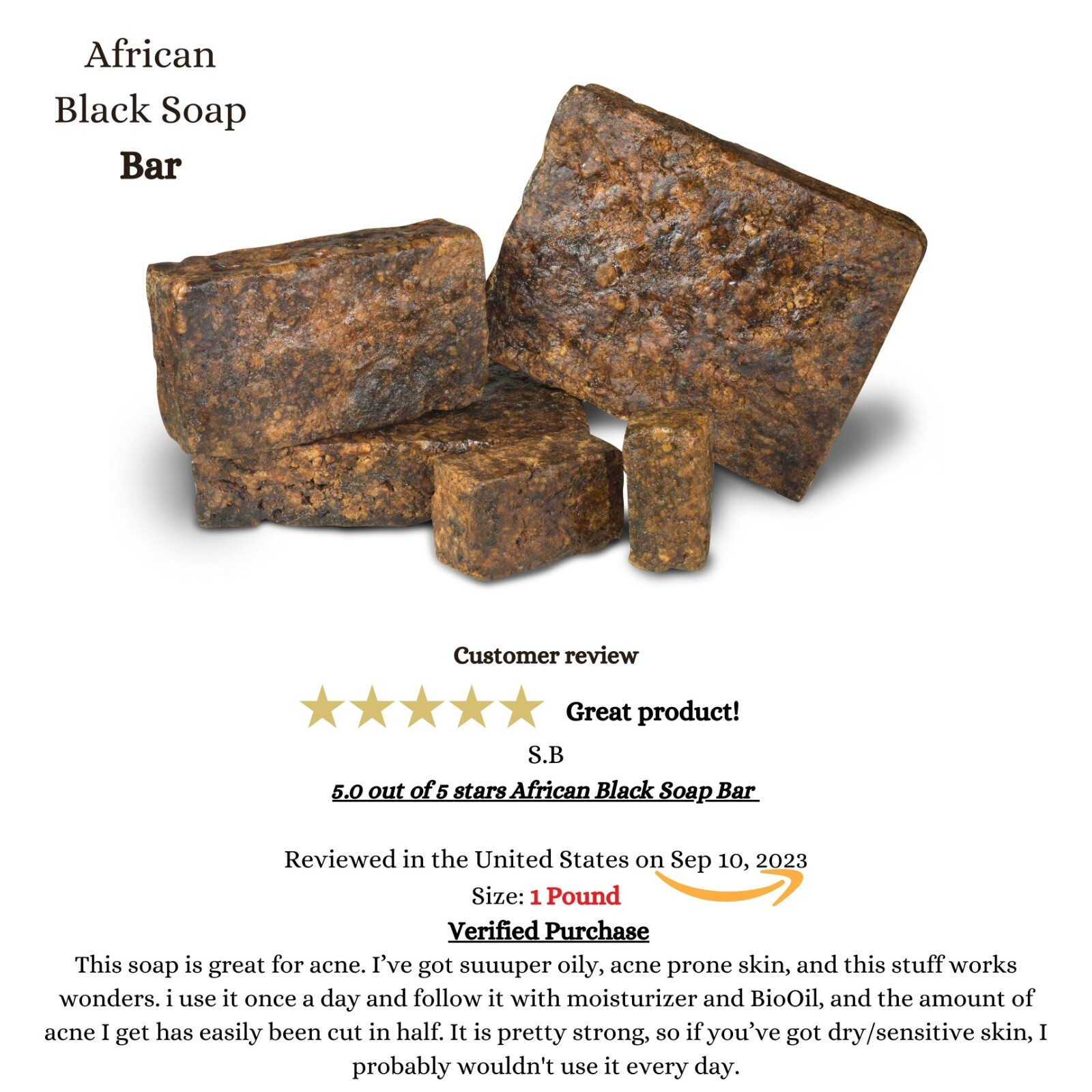 Raw African Black Soap Wholesale 100% Pure Organic Unrefined Natural Soap Bar