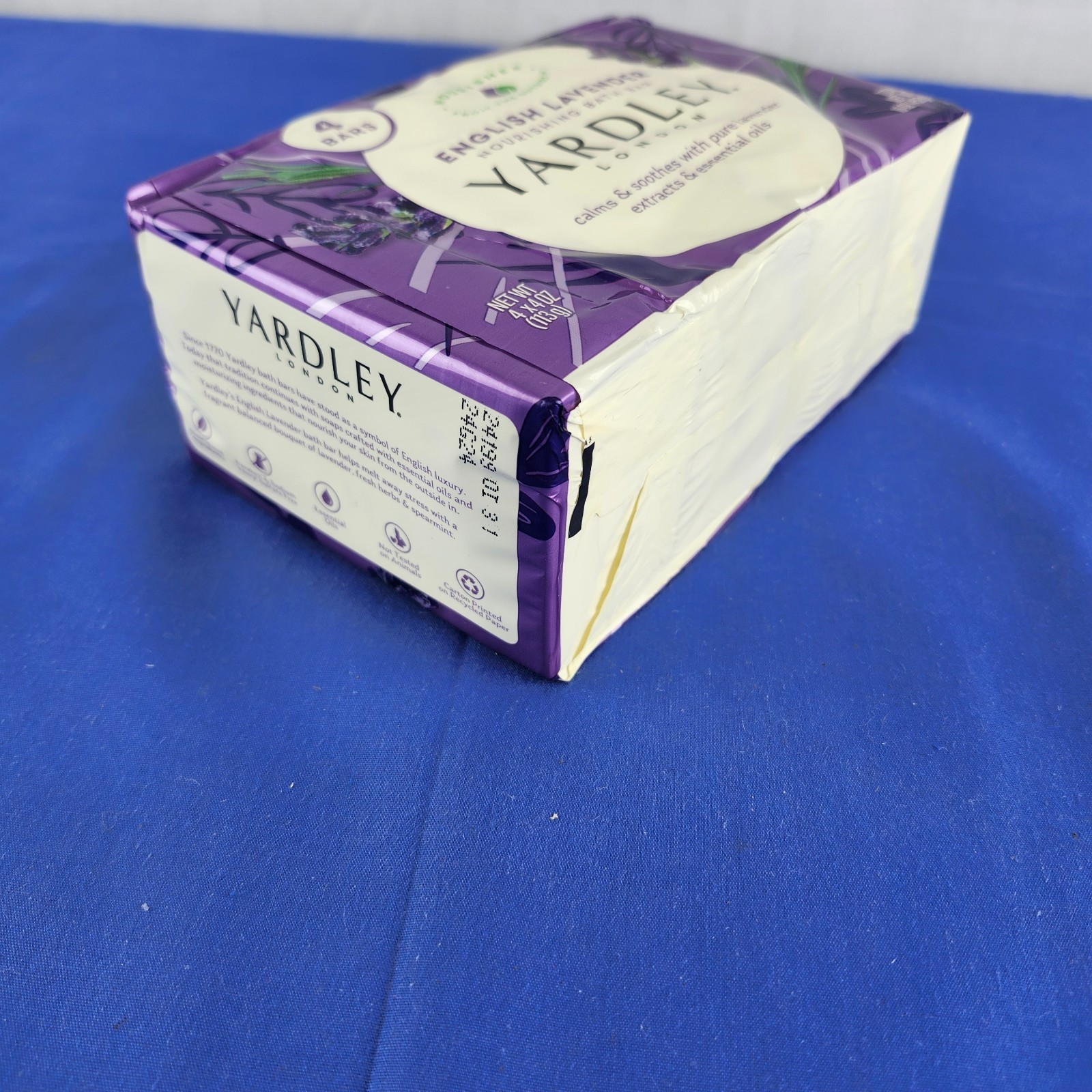 Pack OF 4 Sealed Yardley English Lavender Bar Soap Yardley London Bars 4.25 oz