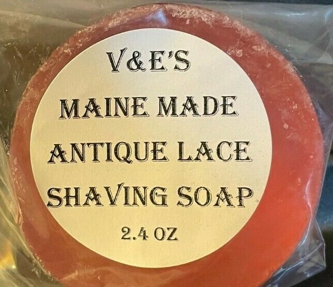 Glycerin shaving soap – Antique Lace