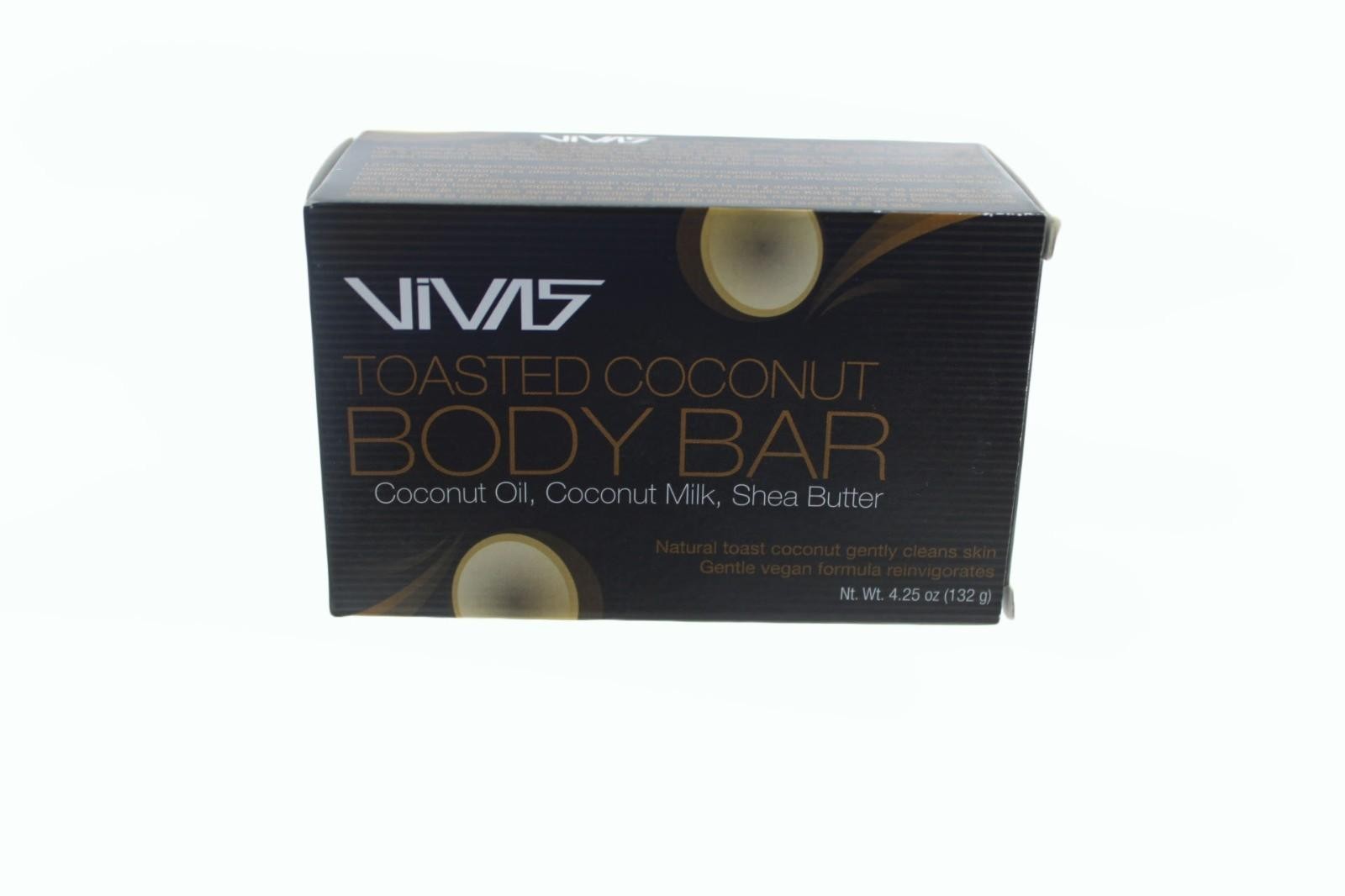 Bar Soap Vivas by Ampro Toasted Coconut Body Bar 4.25 oz