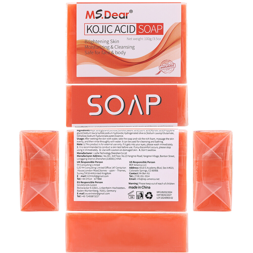 Kojic Acid Soap Dark Skin Whitening Bleaching Lightening Brightening Face & Body