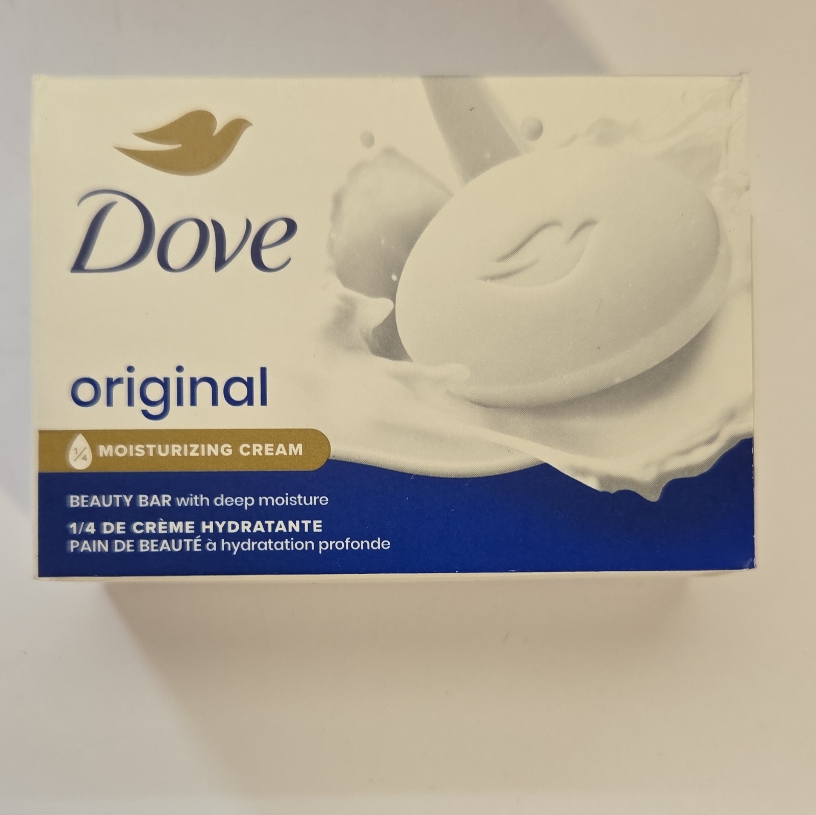 4 Dove Beauty Bars Soap Moisturizing Original Scent & Shea Butter 3.75 oz
