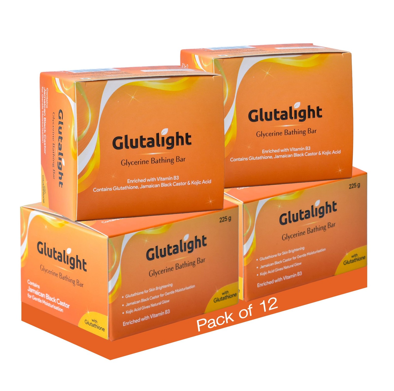 Glutalight Soap x3 | Glutathione, Kojic, Castor Oil | Tan Removal | Hydrating