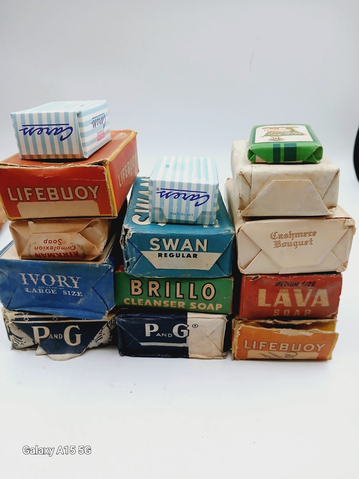 Vintage Mixed Lot Bar Soap Ivory, Lava, P&G, Brilliant, Swan, Octagon, Lifebuoy