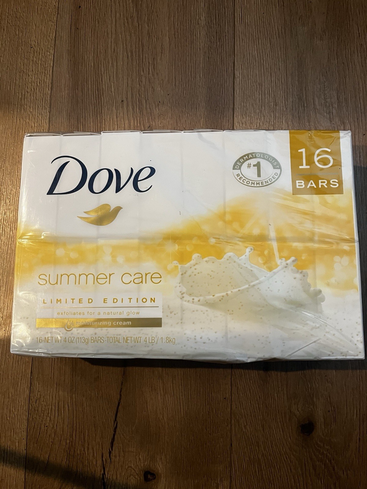 Dove Summer Care Limited Edition Moisturizing Beauty Bar 4oz Pack Of 16